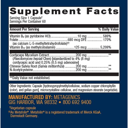 Metagenics Renagen DTX Capsules, 60 Count