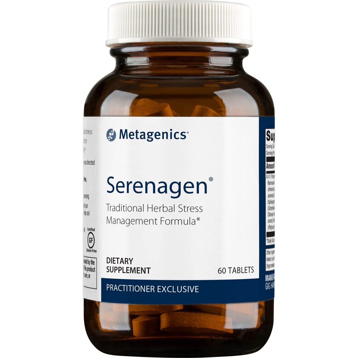 Metagenics Serenagen, Traditional Herbal Stress Management Formula with Asian Ginseng Root to Help Adjust to Stressful Environmental Challenges - 60 Tablets