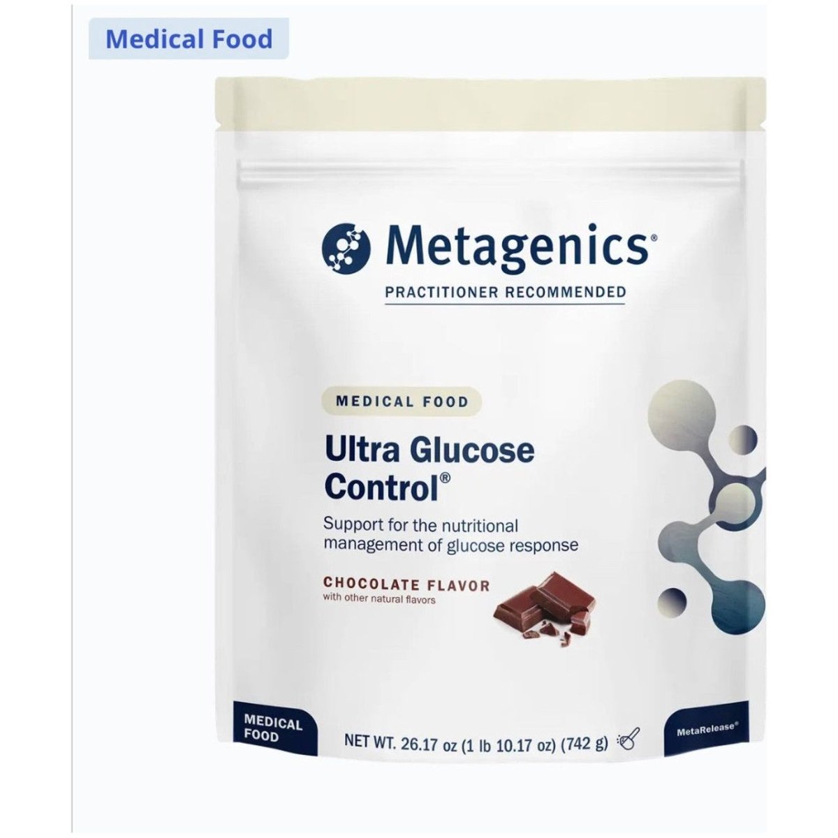 Metagenics Ultra Glucose Control Chocolate 14 Servings