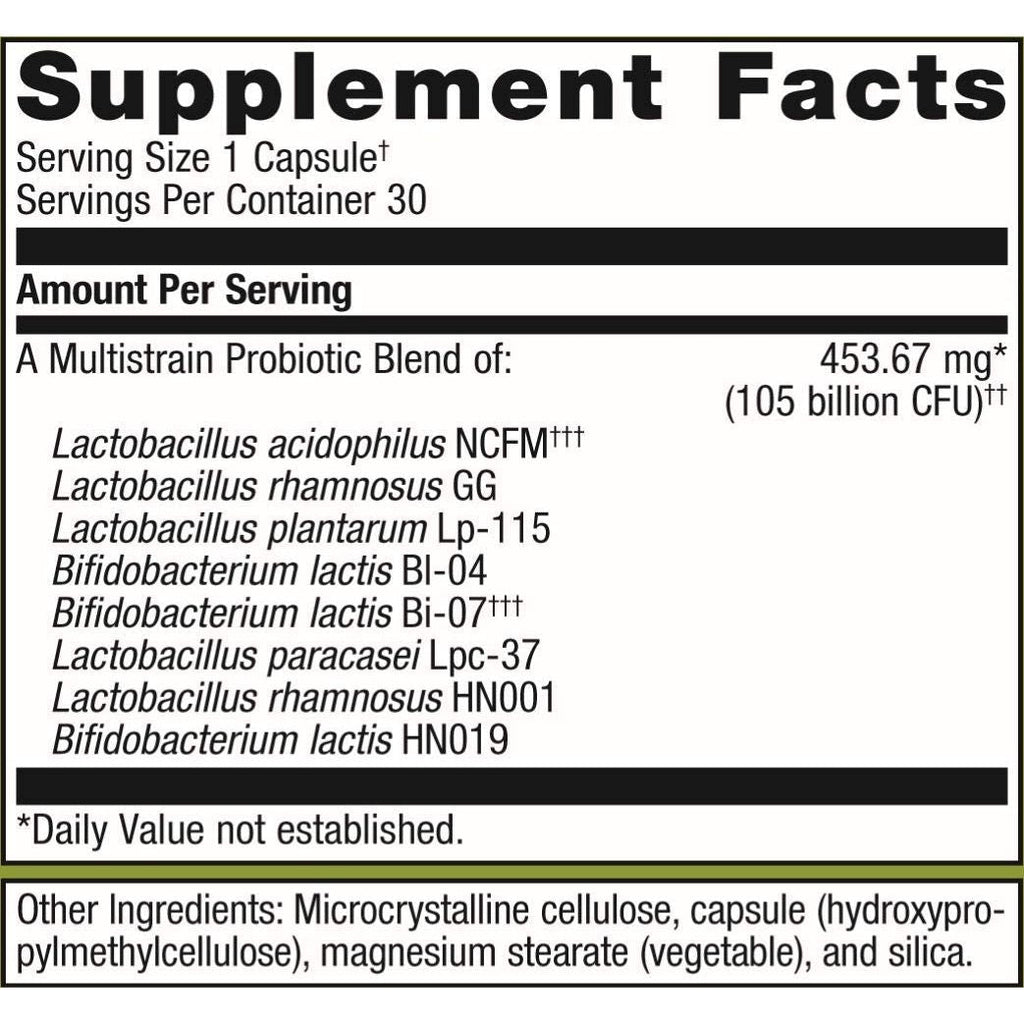 Metagenics UltraFlora BiomePro, Daily Multistrain Probiotic Supplement to Help Support Gastrointestinal and Immune Health - 30 Capsules, 1 Month Supply