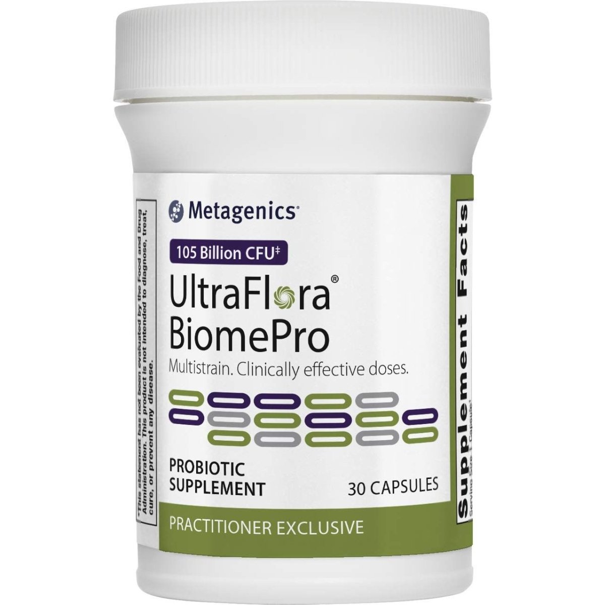 Metagenics UltraFlora BiomePro, Daily Multistrain Probiotic Supplement to Help Support Gastrointestinal and Immune Health - 30 Capsules, 1 Month Supply