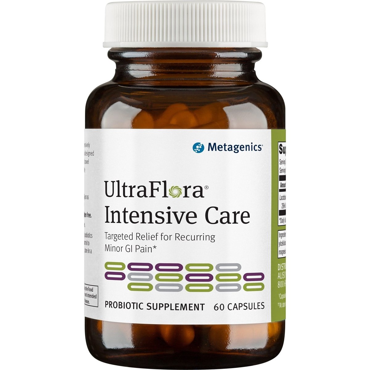 Metagenics UltraFlora? Intensive Care ?Probiotic ? Occasional GI Discomfort* | 60 Count
