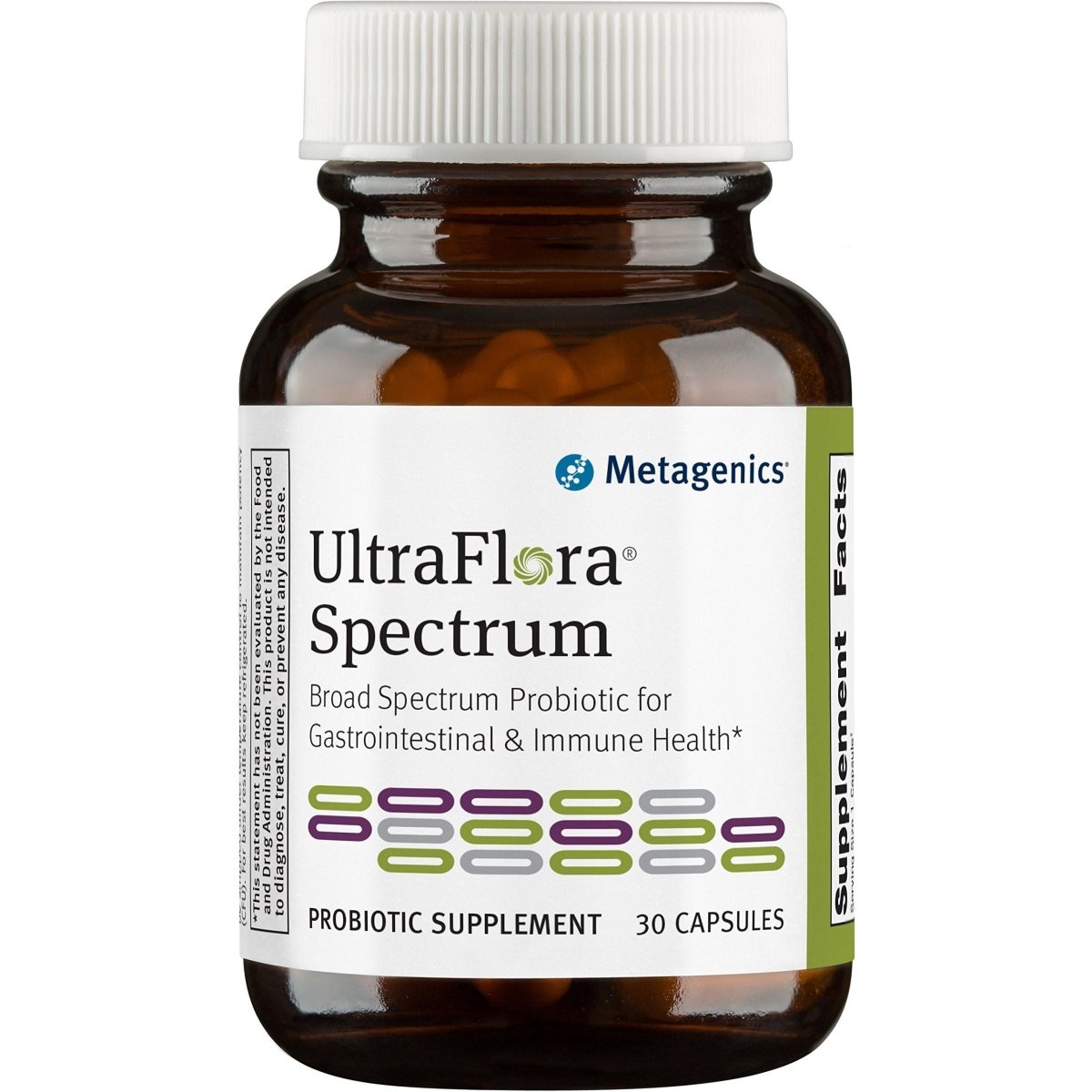 Metagenics UltraFlora Spectrum - Daily Probiotic - Gastrointestinal & Immune Support | 30 Count