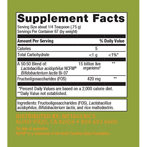 Metagenics UltraFlora? Synergy ? Daily Probiotic ? Immune Health & Digestive Support - Prebiotic* | 67 Servings