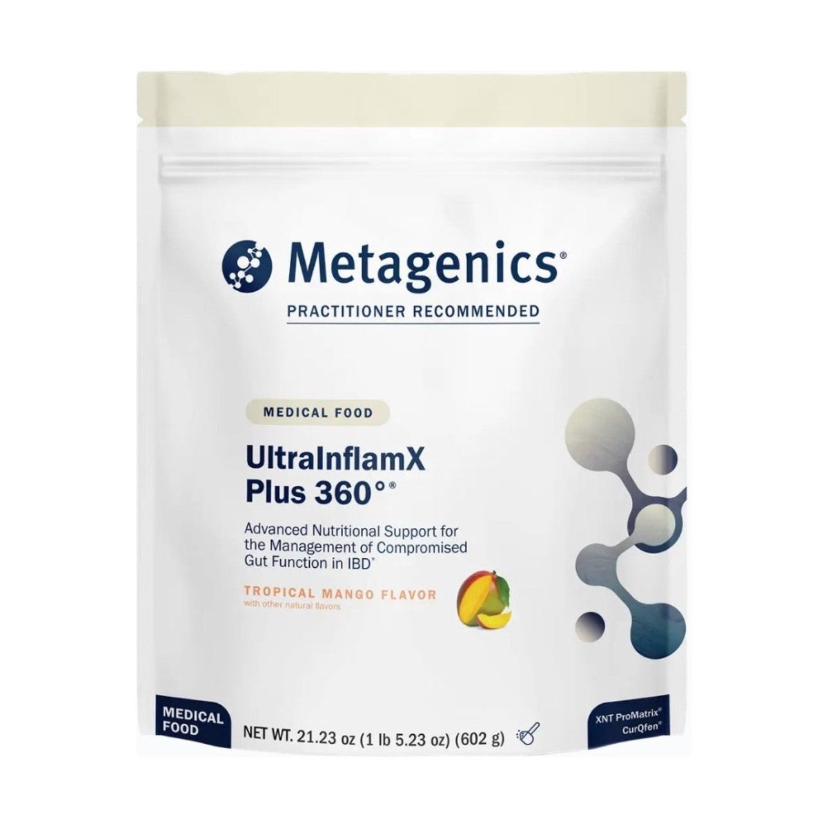 Metagenics UltraInflamX Plus 360 Mango 14 Servings -