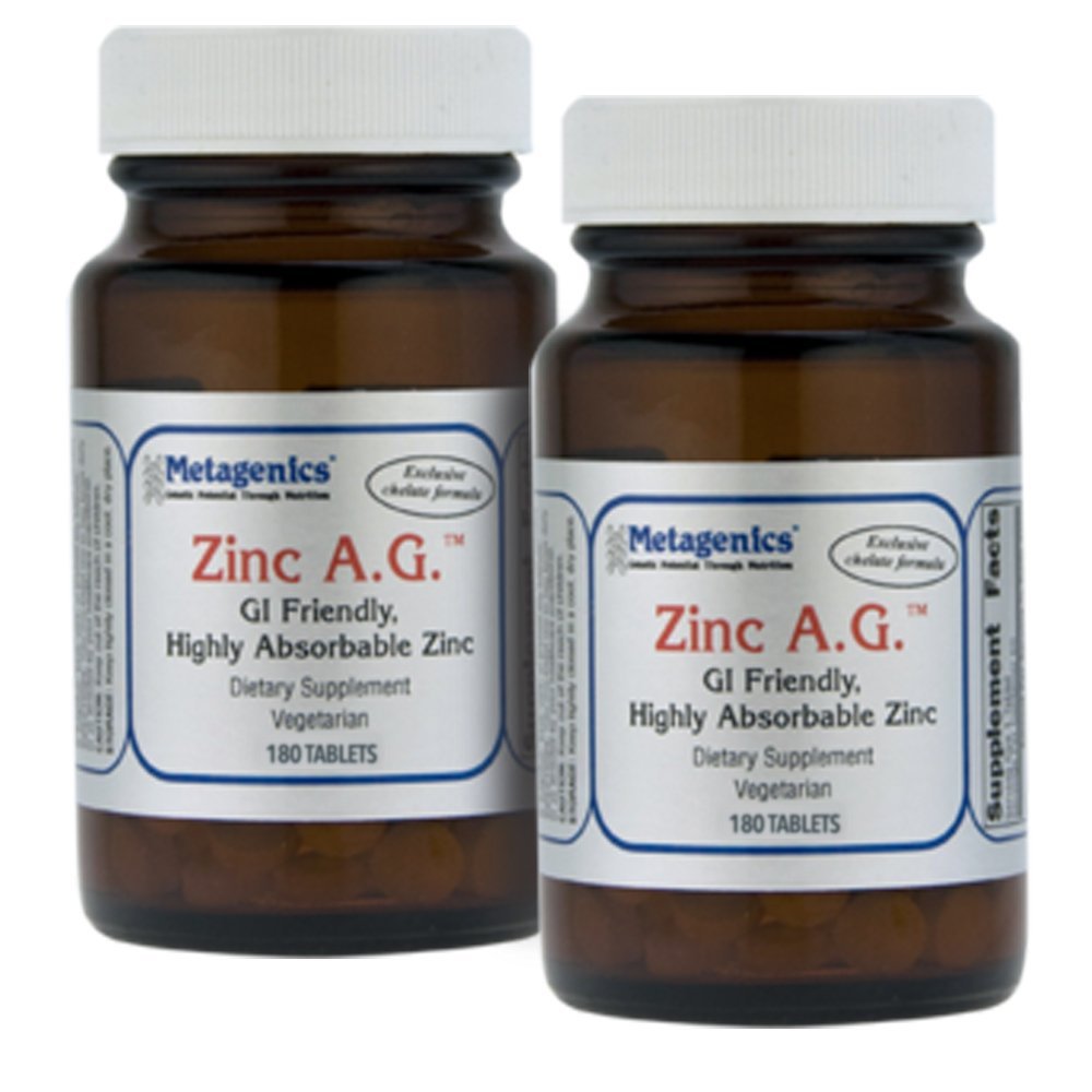 Metagenics Zinc A.G. 180 Tablets - TwinPak