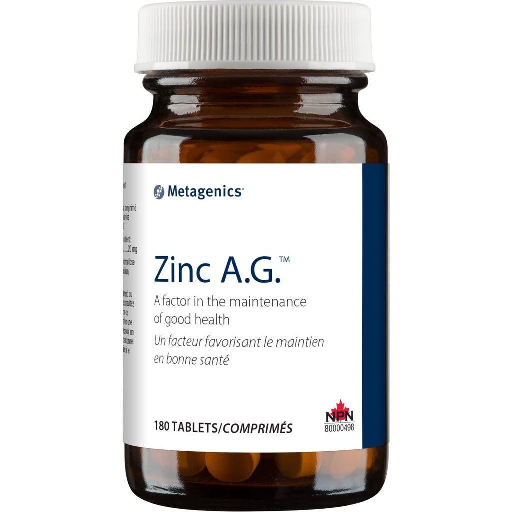 Metagenics Zinc A.G. Tablets - 180 Count