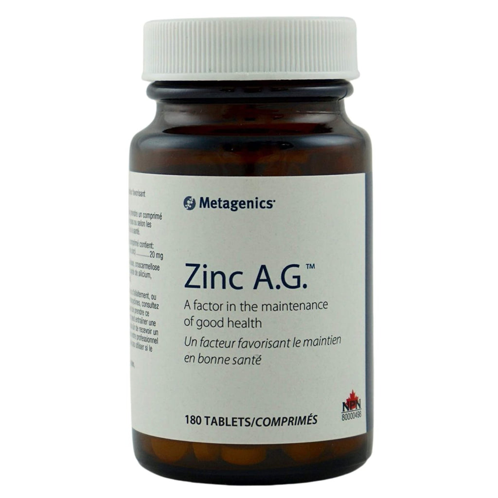 Metagenics Zinc A.G. Tablets - 180 Count