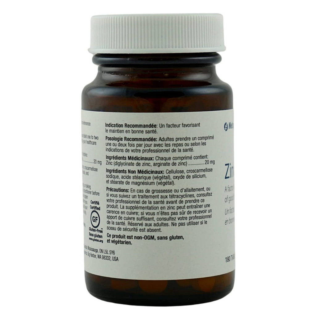 Metagenics Zinc A.G. Tablets - 180 Count