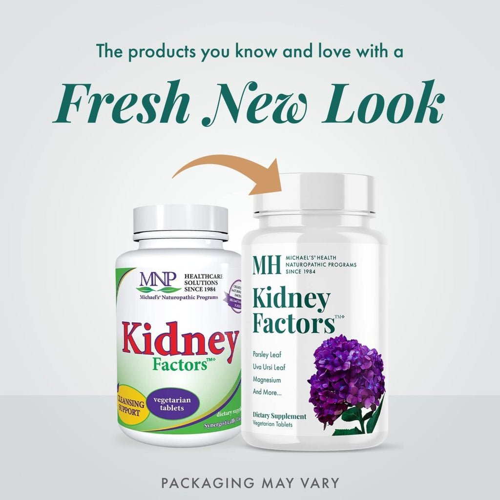 Michael's Naturopathic Programs - Kidney Factors Cleansing Support - 120 Vegetarian Tablets