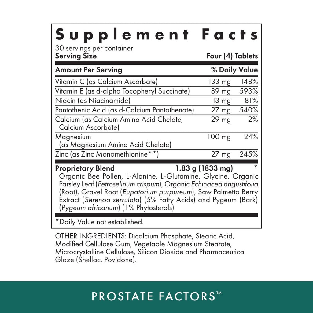 Michael's Naturopathic Programs - Prostate Factors - 120 Tablets