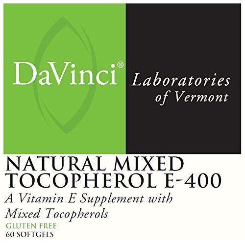 Natural Mixed Tocopherol E 400 60 Softgels
