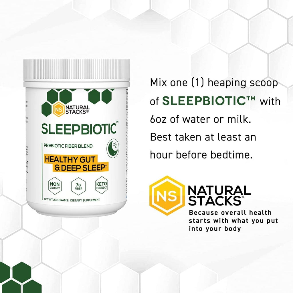 Natural Stacks - SleepBiotic Prebiotic Fiber Blend - 292 Grams