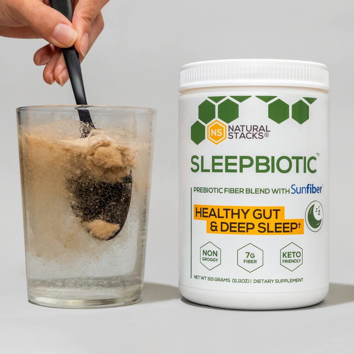 Natural Stacks - SleepBiotic Prebiotic Fiber Blend - 292 Grams