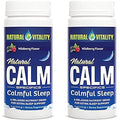 Natural Vitality Natural Calm Specifics Calmful Sleep Wildberry Flavor 6oz - 2 Pack