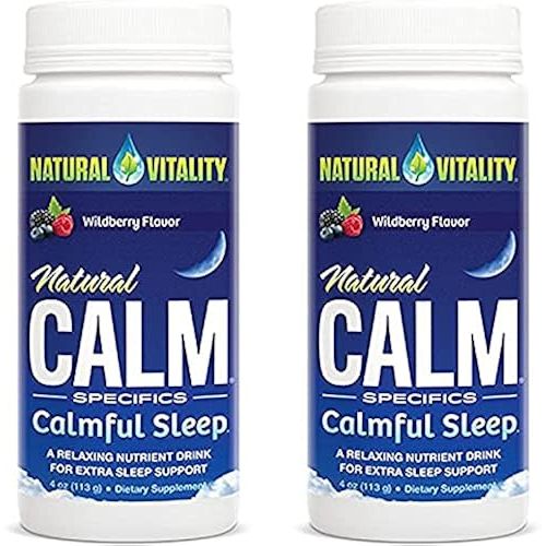 Natural Vitality Natural Calm Specifics Calmful Sleep Wildberry Flavor 6oz - 2 Pack