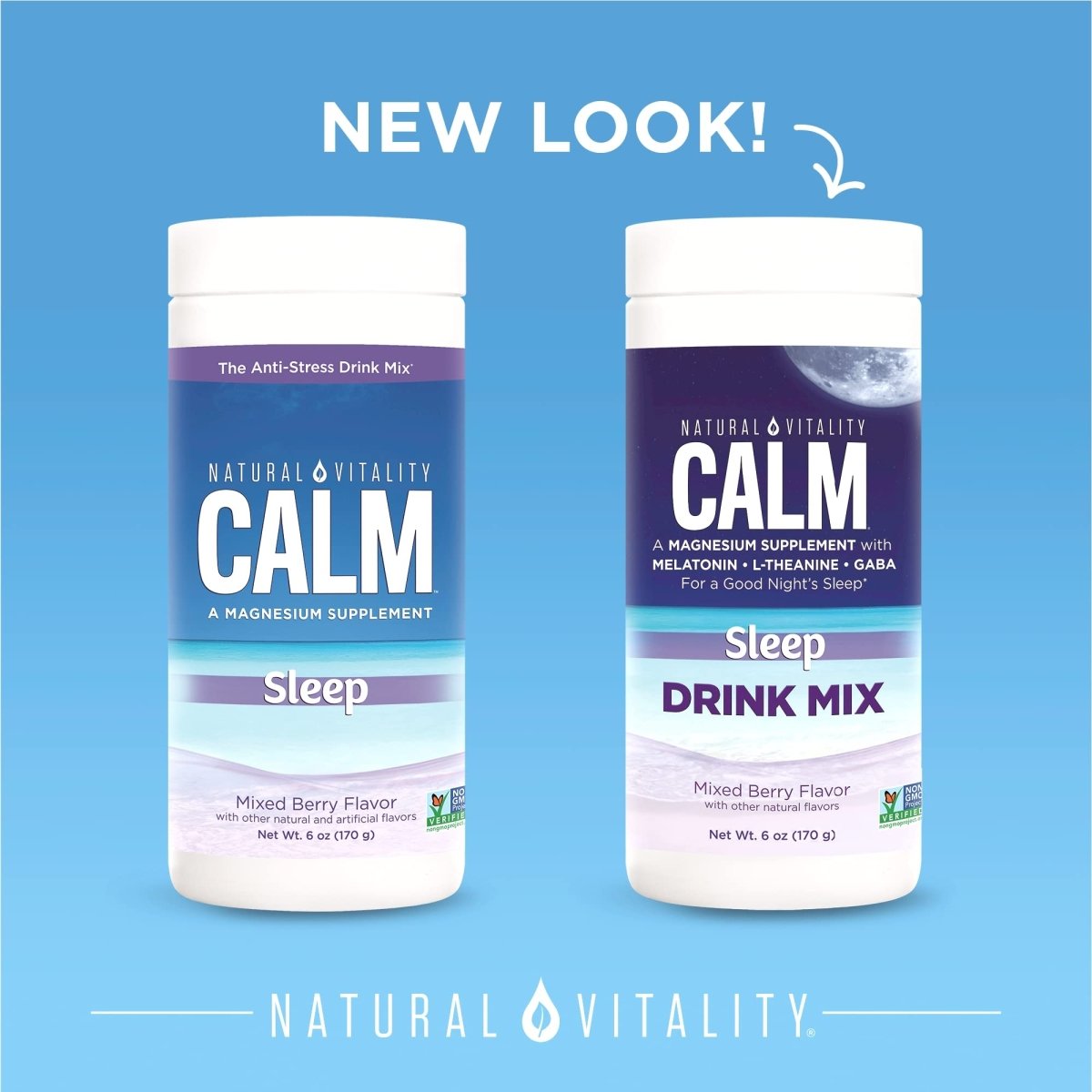 Natural Vitality Natural Calm Specifics Calmful Sleep Wildberry Flavor 6oz