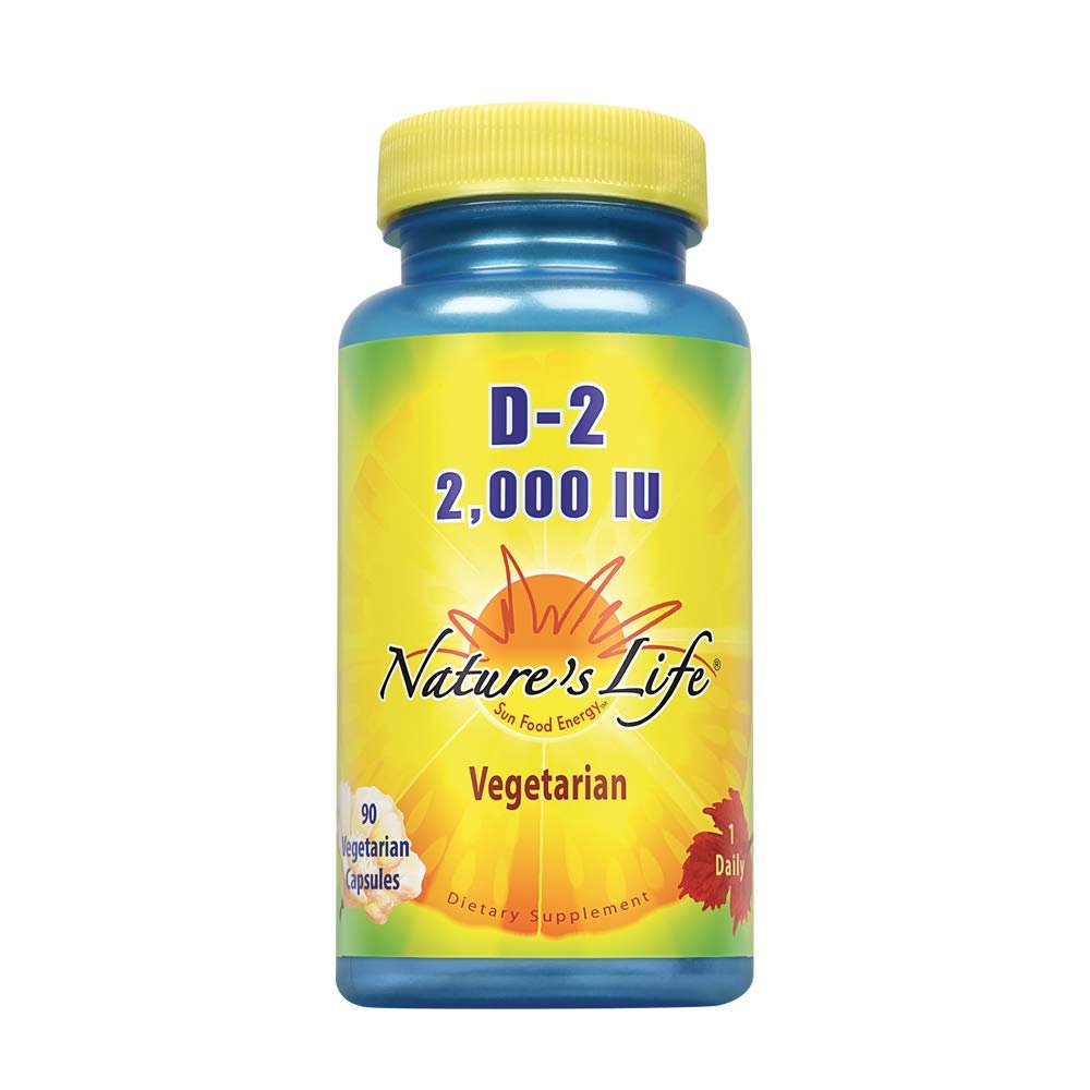 Nature's Life Vitamin D-2 2000 IU 90 Vcaps