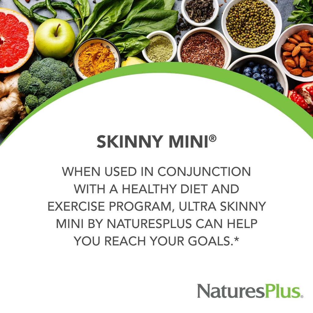 Natures Plus - Skinny Mini Energizing Weight Loss Formula - 90 Vegetarian Capsules