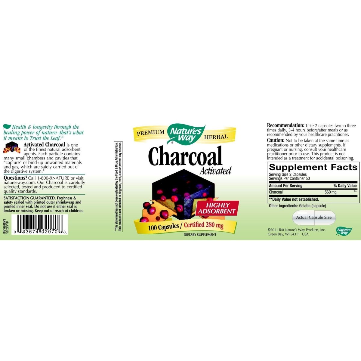 Nature's Way Activated Charcoal