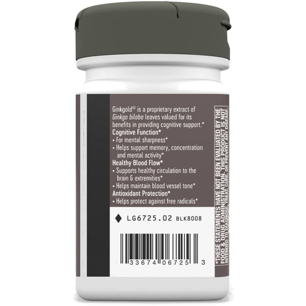 Nature's Way Advanced Ginkgold Extract - Cognitive and Memory Support* - 50 Tablets
