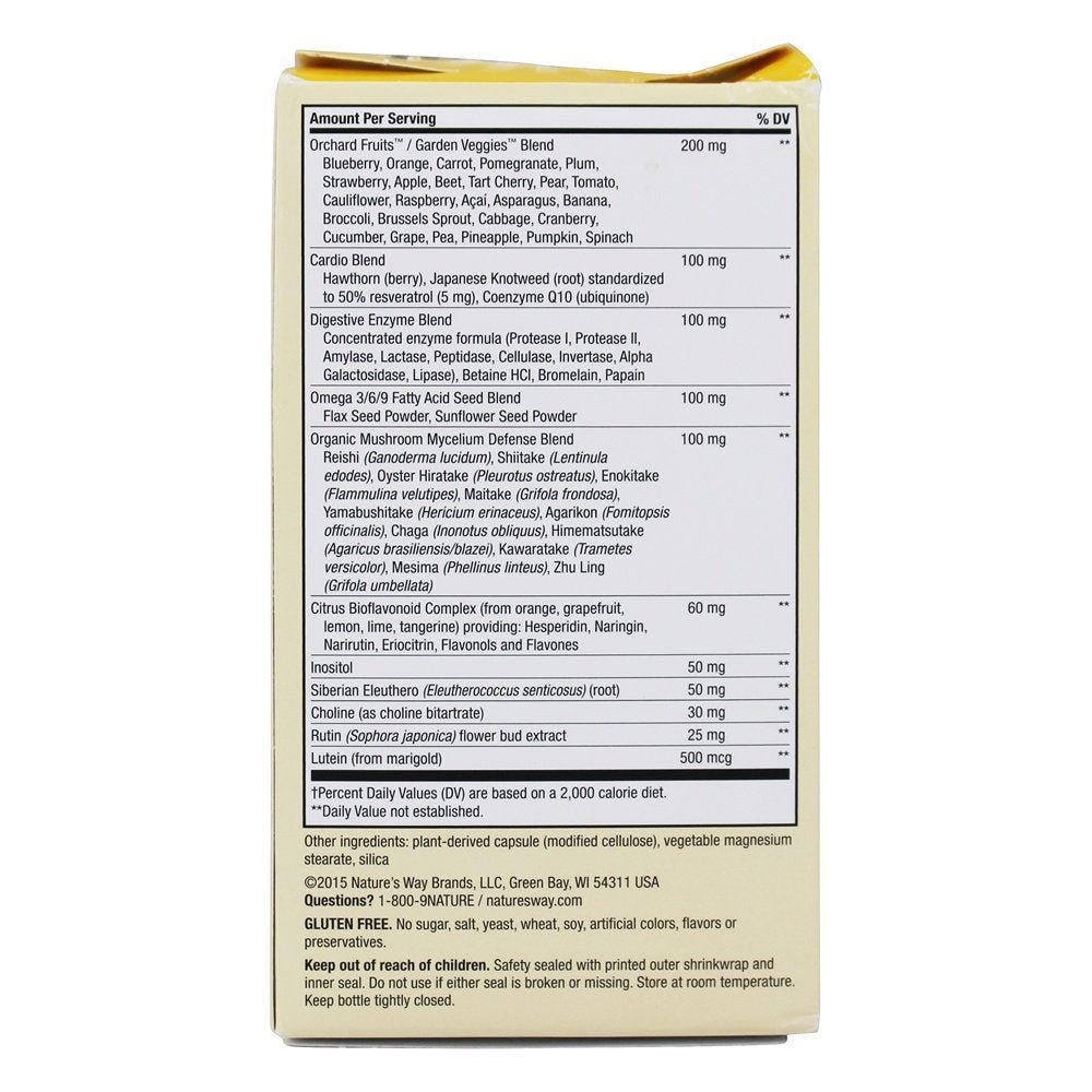 Nature's Way Alive! Max6 Potency Daily Multi No iron 15092 90 cap