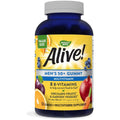 Nature?s Way Alive! Men?s 50+ Gummy Multivitamins, Supports Multiple Body Systems*, Supports Cellular Energy, B-Vitamins, Gluten-Free, Vegetarian, Fruit Flavored, 150 Gummie
