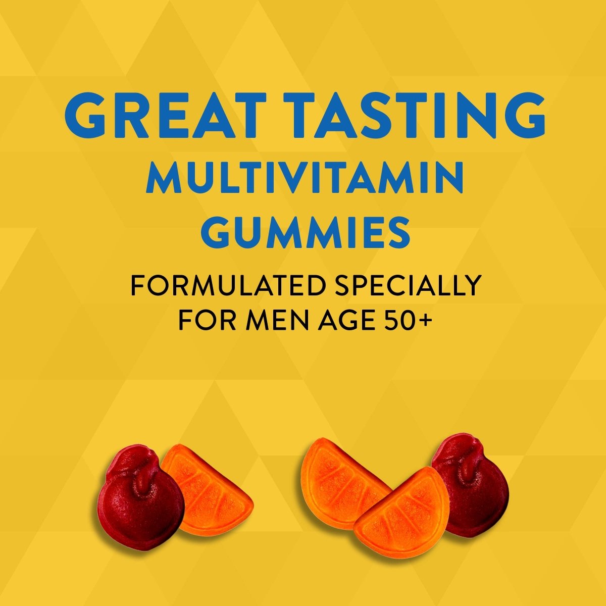 Nature?s Way Alive! Men?s 50+ Gummy Multivitamins, Supports Multiple Body Systems, Supports Cellular Energy, B-Vitamins, Gluten-Free, Vegetarian, Fruit Flavored, 60 Gummies