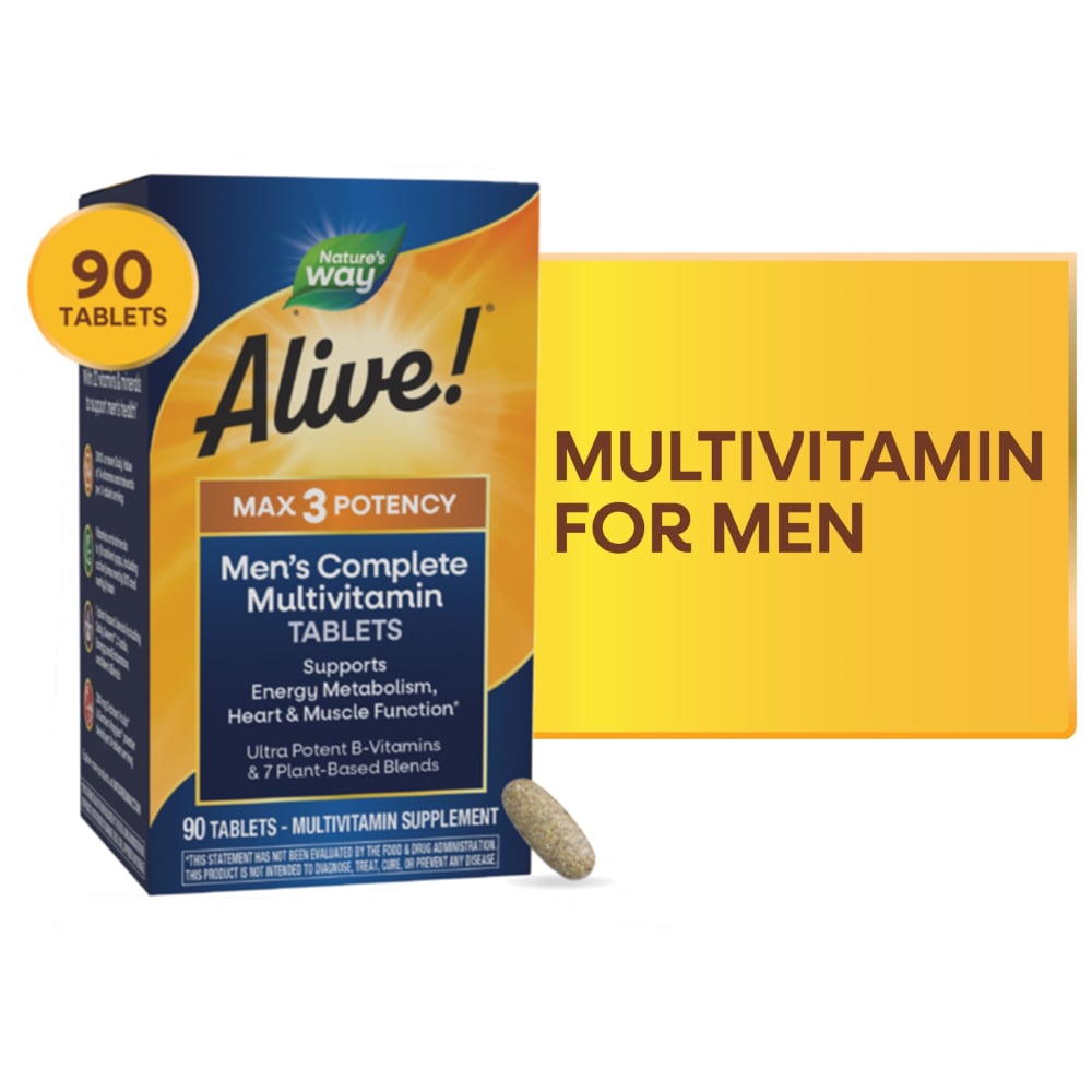Nature's Way Alive! Men’s Max3 Daily Multivitamin 90 Tablets