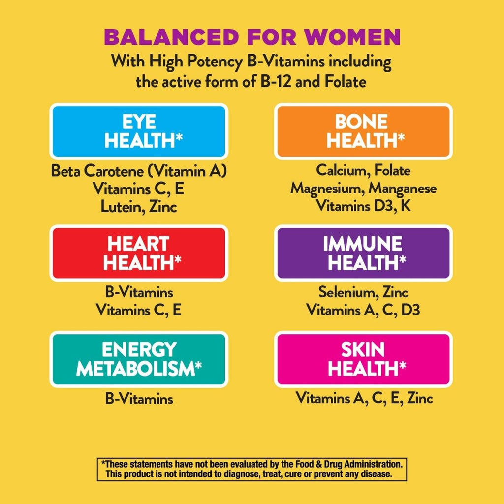 Nature's Way Alive! Women?s Ultra Potency Complete Multivitamin, High Potency B-Vitamins, Energy Metabolism*, 60 Tablets
