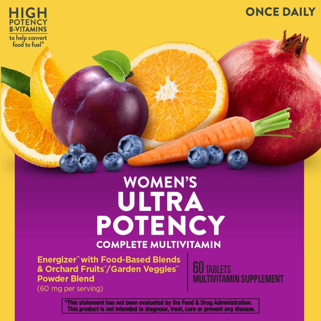 Nature's Way Alive! Women?s Ultra Potency Complete Multivitamin, High Potency B-Vitamins, Energy Metabolism*, 60 Tablets