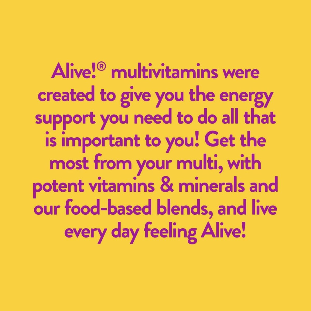 Nature's Way Alive! Women?s Ultra Potency Complete Multivitamin, High Potency B-Vitamins, Energy Metabolism*, 60 Tablets