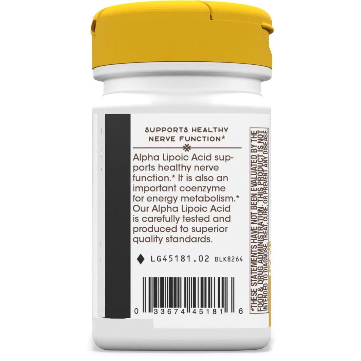 Nature's Way Alpha Lipoic Acid, Supports Healthy Nerve Function*, 600 mg per serving, 60 Capsules