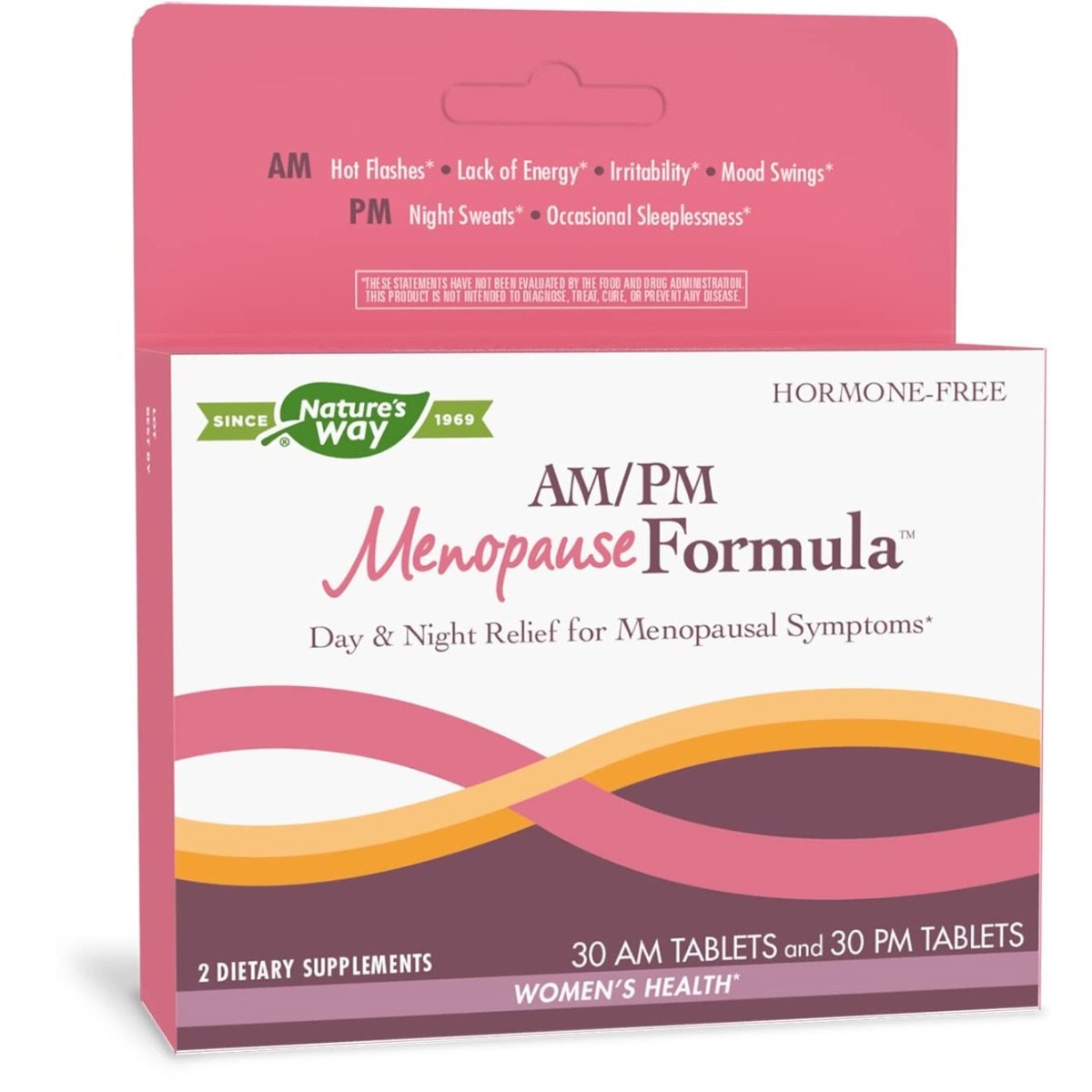 Nature's Way AM/PM Menopause Formula - Hormone Balance and Support - 60 Capsules