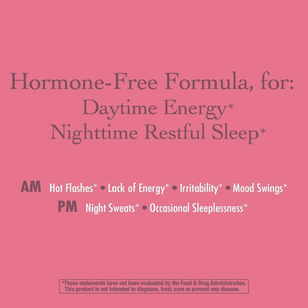Nature's Way AM/PM Menopause Formula - Hormone Balance and Support - 60 Capsules