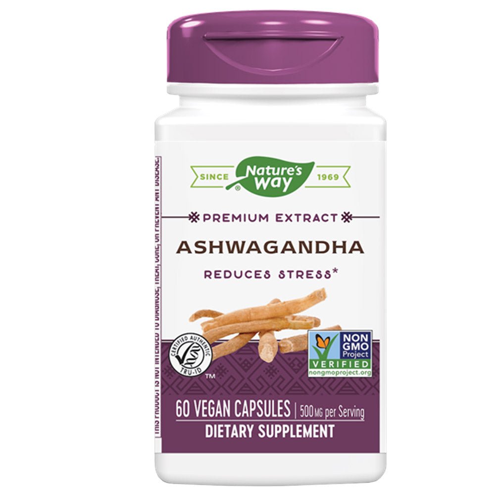 Nature's Way Ashwagandha 60 Vcaps - 15387 - 4 Pack
