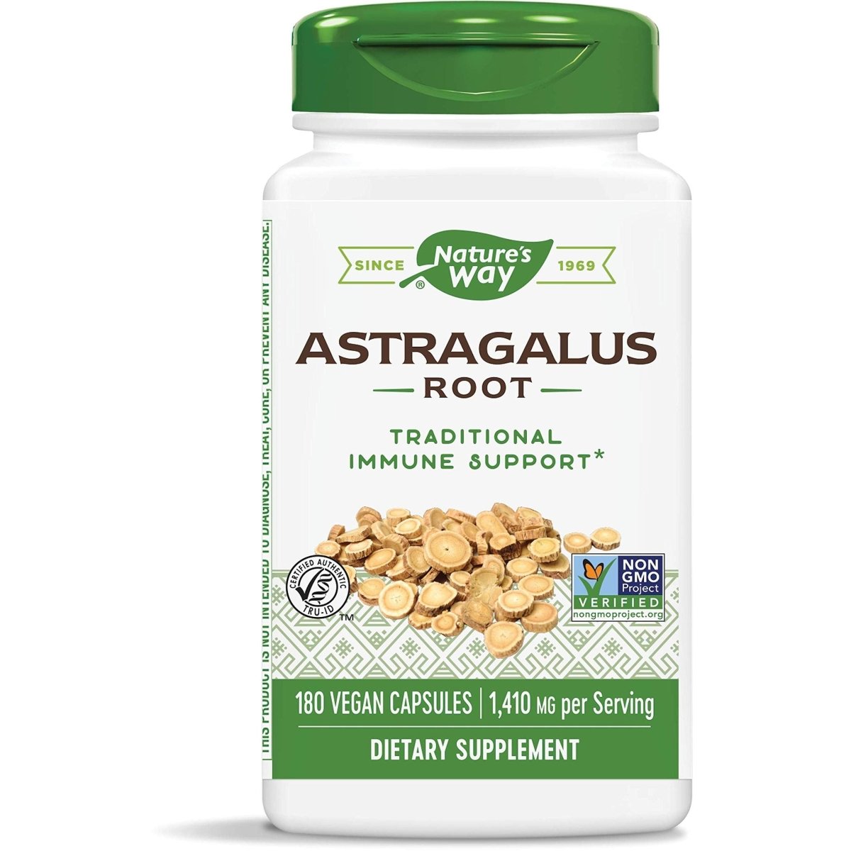Nature's Way Astragalus Root, Traditional Immune Support*, Non-GMO Project Verified, Vegan, 180 Capsules