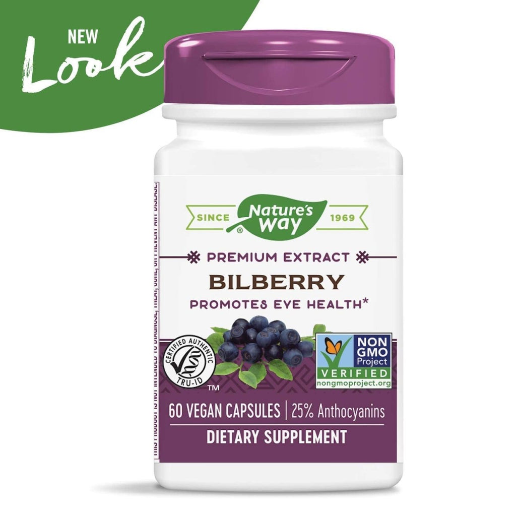 Nature's Way Bilberry Standardized - 60 VegCaps