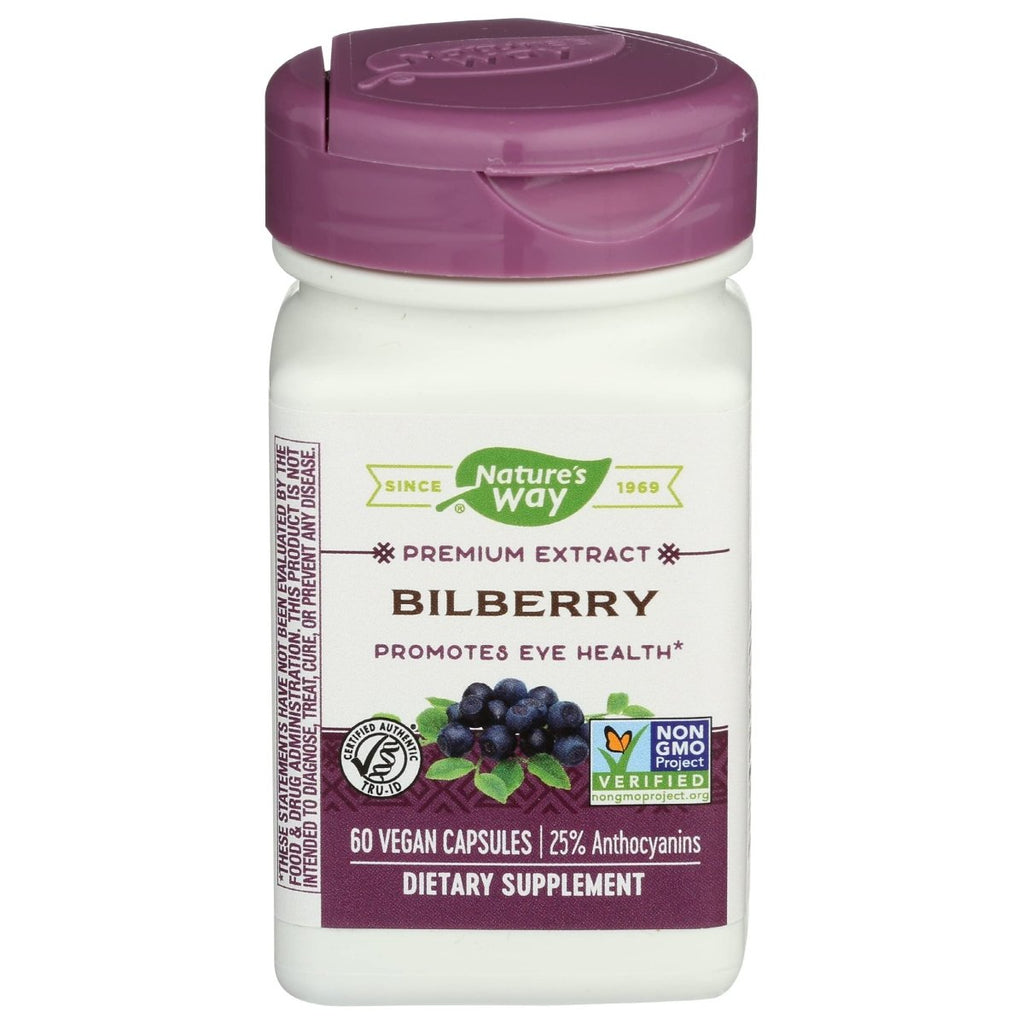 Nature's Way Bilberry Standardized - 60 VegCaps