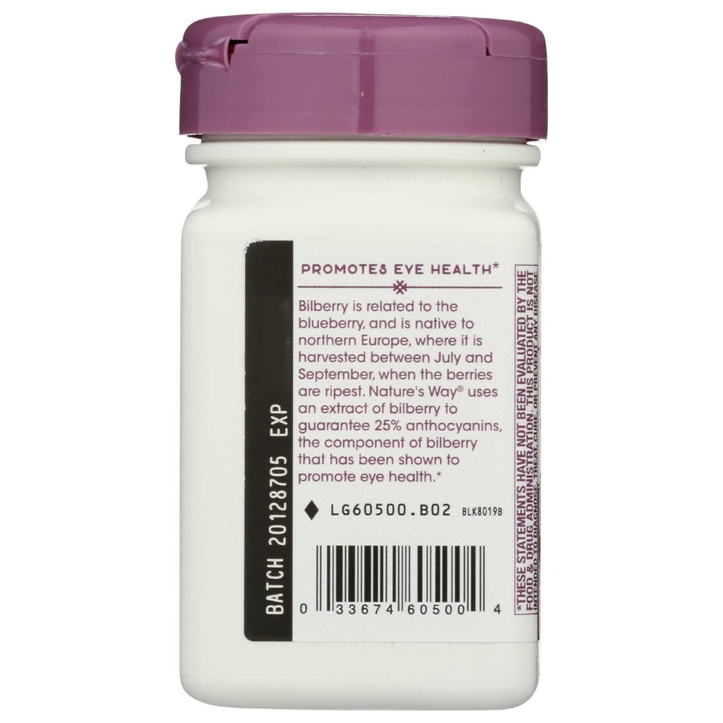 Nature's Way Bilberry Standardized - 60 VegCaps