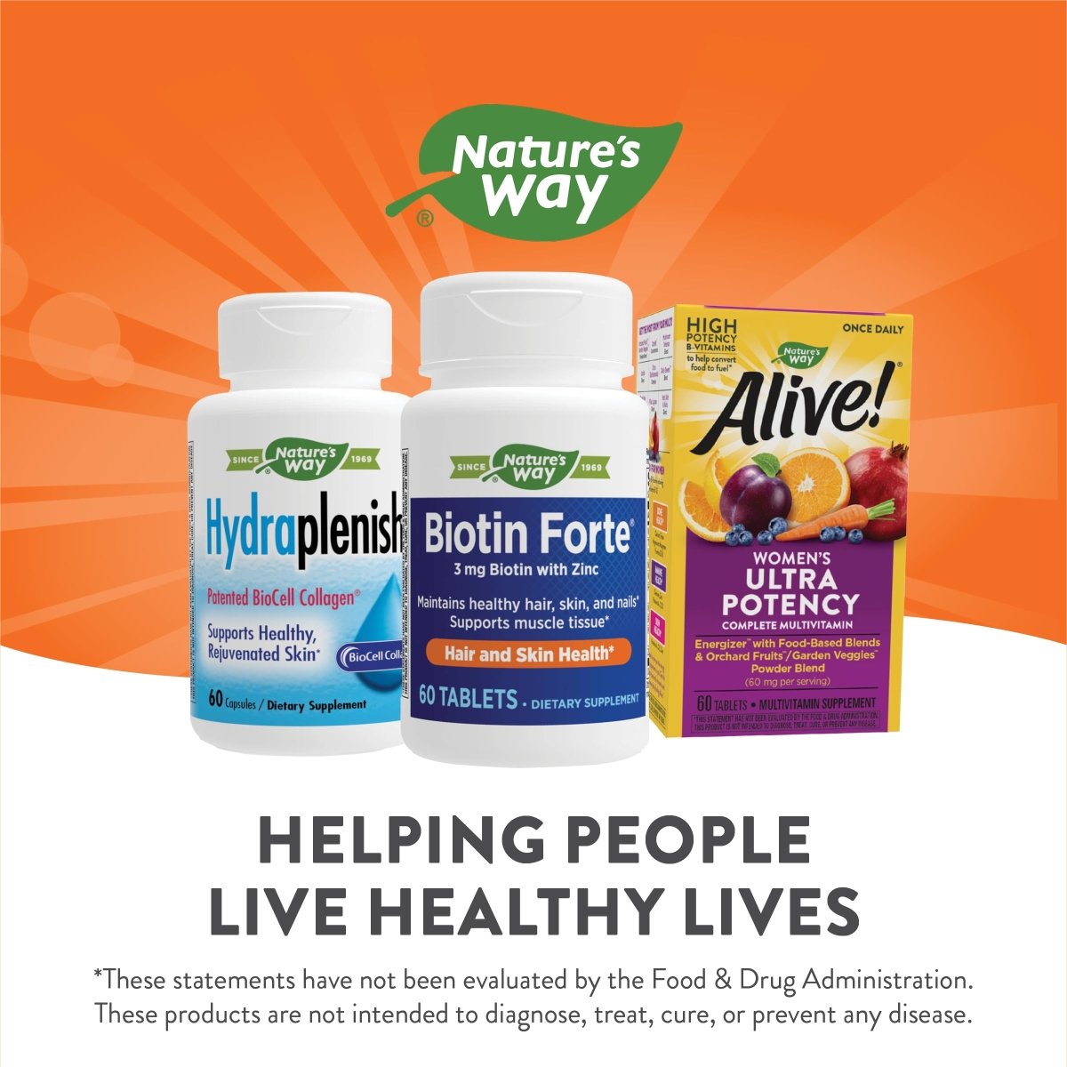 Nature's Way Biotin Forte 3mg with Zinc 60 Tablets