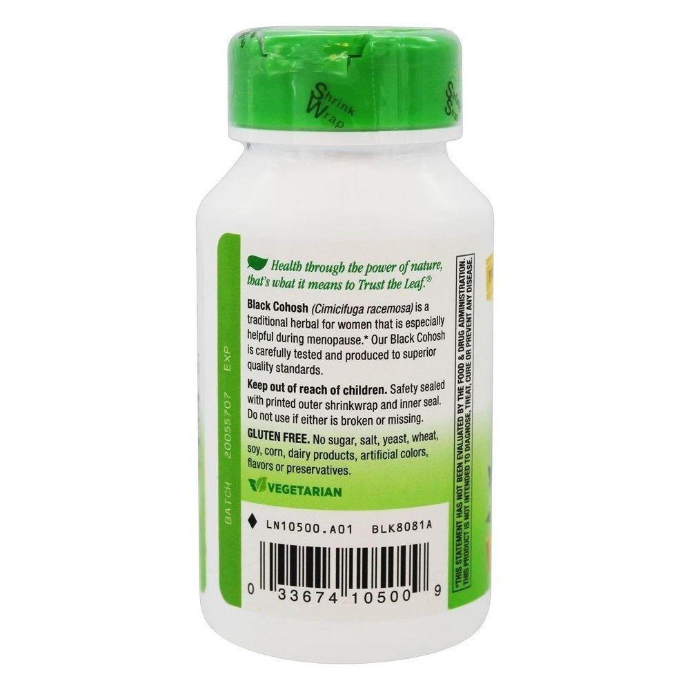 Nature's Way - Black Cohosh Root, 540 mg, 100 caps