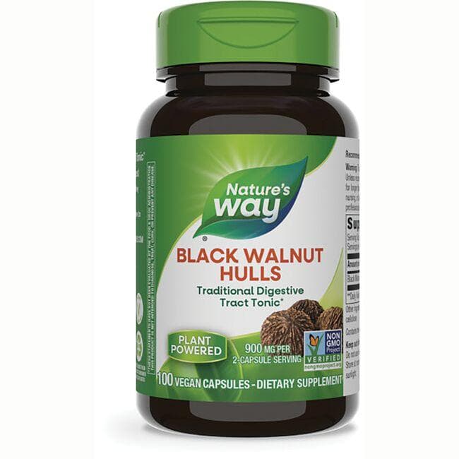 Nature's Way Black Walnut Hulls 100 Vcaps