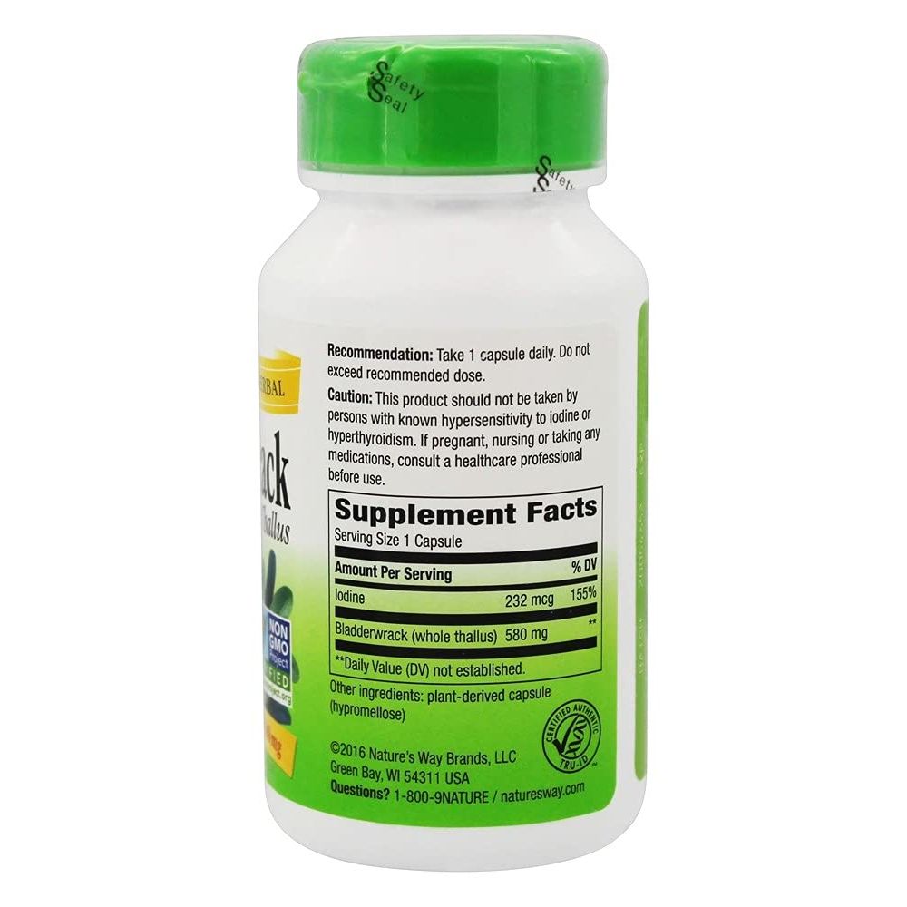 Nature's Way Bladderwrack, 100 Capsules