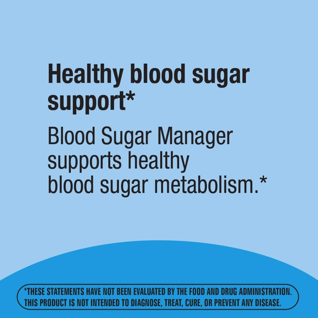 Nature's Way Blood Sugar Manager Glucose Support Formula*, 60 Count