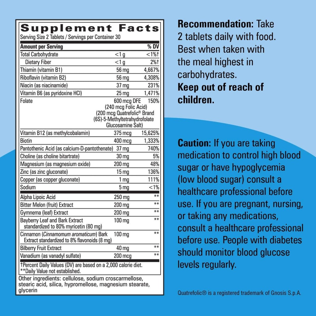 Nature's Way Blood Sugar Manager Glucose Support Formula*, 60 Count