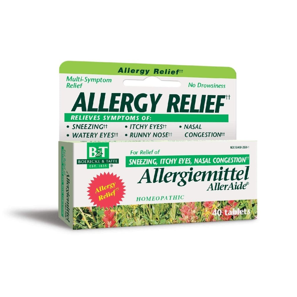Nature's Way Boericke & Tafel Allergiemittel AllerAide, Allergy Relief??, 40 Tablets
