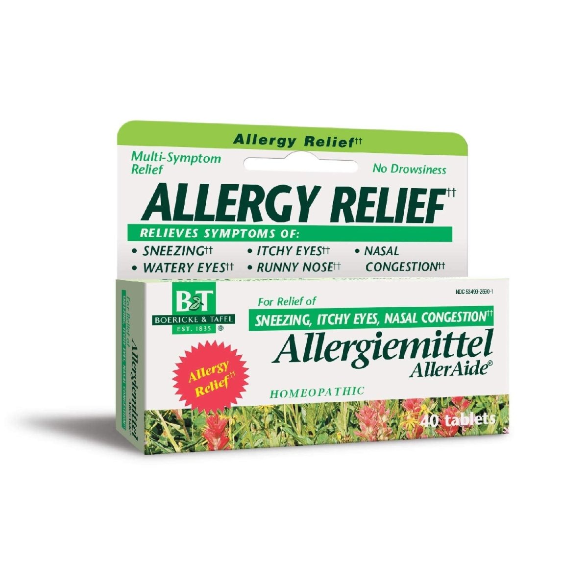 Nature's Way Boericke & Tafel Allergiemittel AllerAide, Allergy Relief??, 40 Tablets