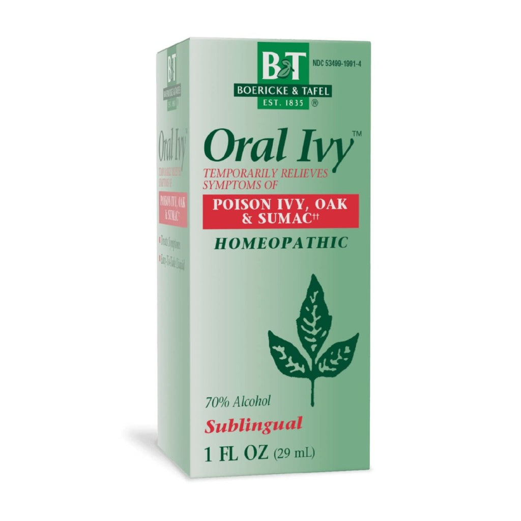 Nature's Way Boericke & Tafel Oral Ivy Liquid, Poison Ivy & Oak Treatment**, Relieves Itching & Burning**, 1 Fl. Oz