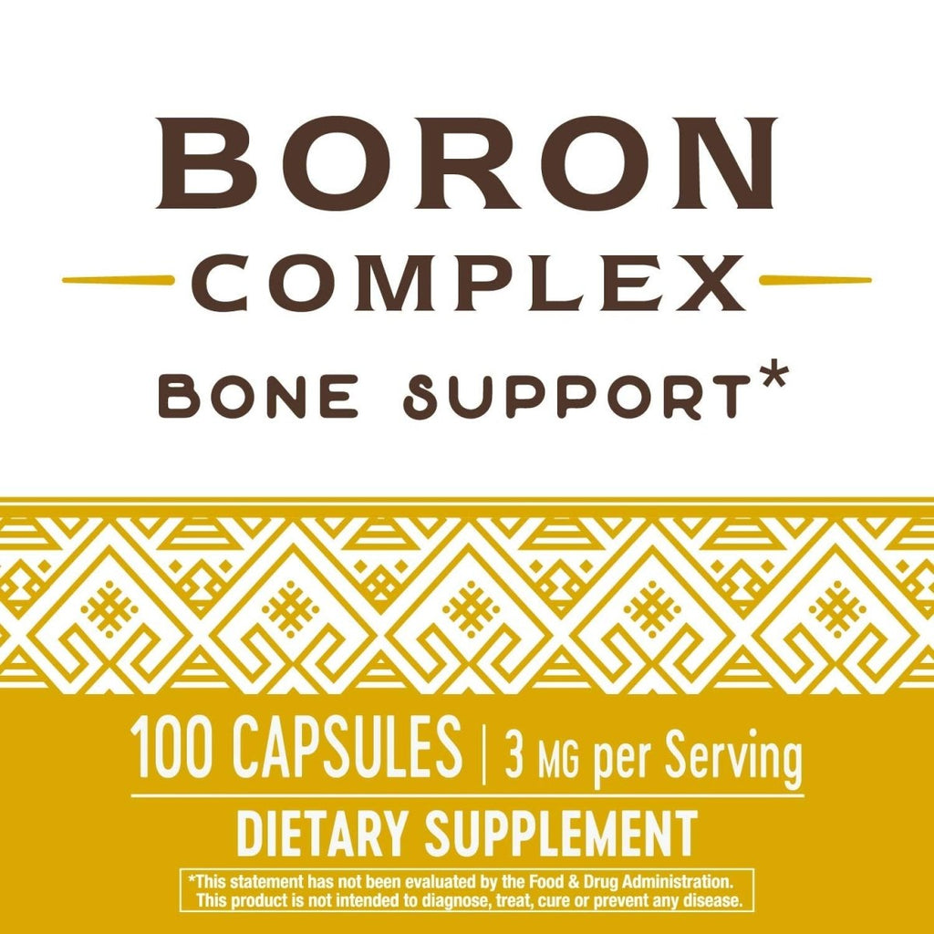 Nature's Way Boron Complex Capsules - Essential Mineral for Bone Health and More - 100 Capsules